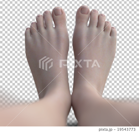 女性の足の甲 Perming3dcgイラスト素材のイラスト素材