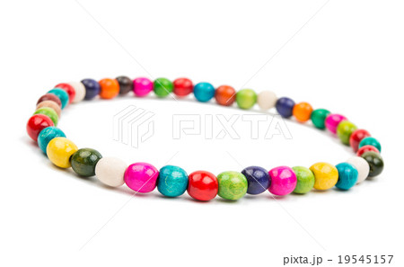 colored wooden beads 19545157