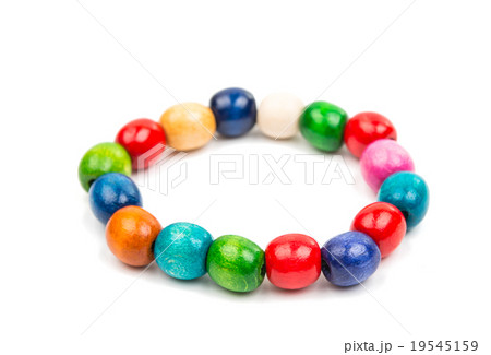 colored wooden beads 19545159