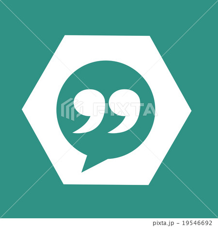 Blockquote sign icon Illustration Blockquote sign icon Illustration 19546692