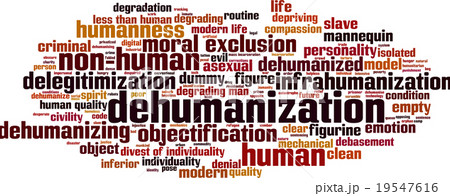 Dehumanization word cloud 19547616