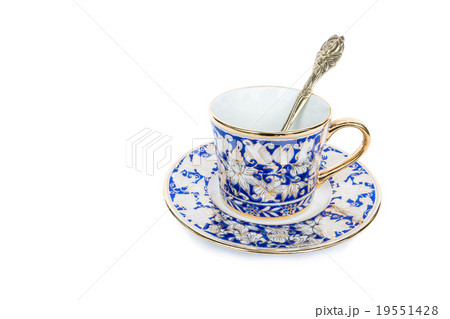 Classic luxury porcelain cup set, isolated  19551428