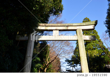 京都 石清水八幡宮 二ノ鳥居 京都 石清水八幡宮 二ノ鳥居 19551590