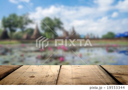 wood planks floor beside ancient temple wood planks floor beside ancient temple 19553344
