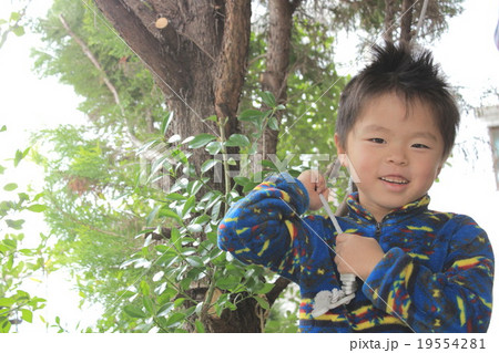 木登り少年 19554281