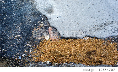 paved road in a city paved road in a city 19554707