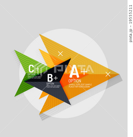 Paper style abstract geometric shapes with Paper style abstract geometric shapes with 19555211