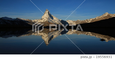 Matterhorn in a play of light and shadows 19556931