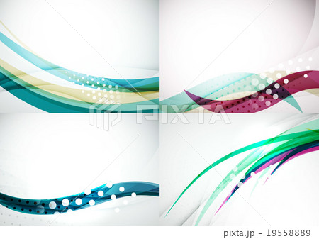 Set of abstract backgrounds. Elegant colorful Set of abstract backgrounds. Elegant colorful 19558889