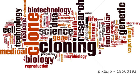Cloning word cloud Cloning word cloud 19560192