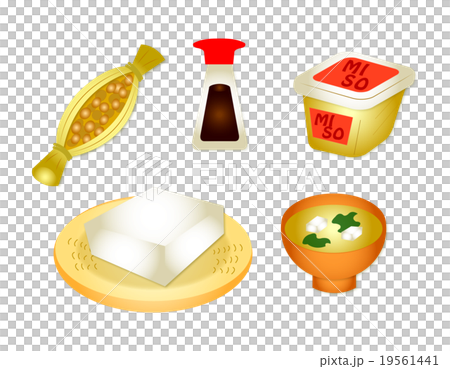 大豆 食品 製品 イラスト 素材のイラスト素材