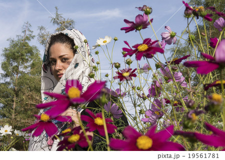 A Portrait of A Young Beautiful Muslim Woman IIII 19561781