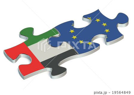 United Arab Emirates and EU puzzles from flags United Arab Emirates and EU puzzles from flags 19564849