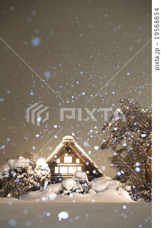 白川郷ライトアップ 白川郷ライトアップ 19568654