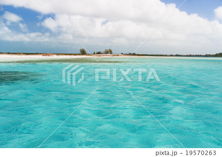 Soft wave of the sea on the sandy beach. Cuba. Soft wave of the sea on the sandy beach. Cuba. 19570263