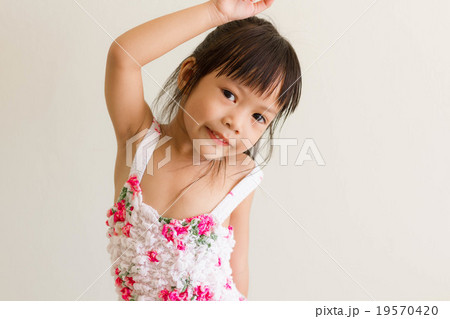 Asian girl kid is expressions of funny Asian girl kid is expressions of funny 19570420