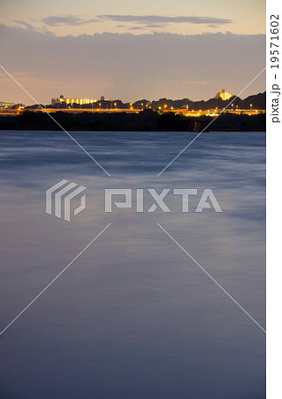 相模川の夕景色 相模川の夕景色 19571602
