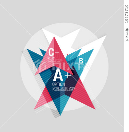 Paper style abstract geometric shapes with Paper style abstract geometric shapes with 19575710