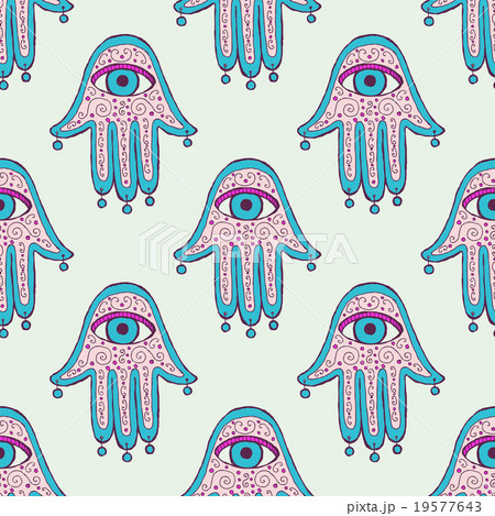 Sketch hamsa in vintage style Sketch hamsa in vintage style 19577643