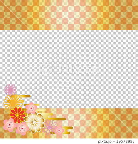 背景材料日式花 19578985