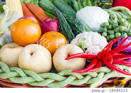 Fresh fruits and vegetables 19584123