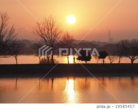 加古大池の初日の出 加古大池の初日の出 19585457