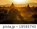 Sunrise over temples of Bagan in Myanmar 19585740