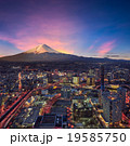 Surreal view of Yokohama city and Mt. Fuji 19585750
