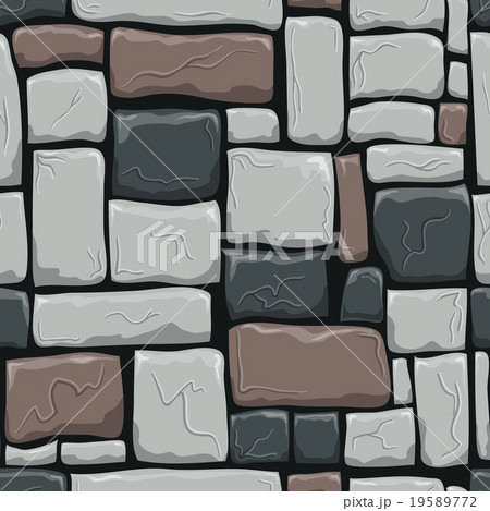 Seamless pattern with decorative stones 19589772