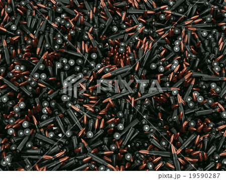 Bullets background. Danger concept 19590287