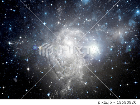 galaxy in a free space 19590920