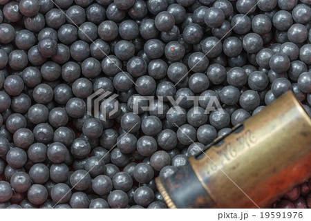 Large lead shot close-up 19591976