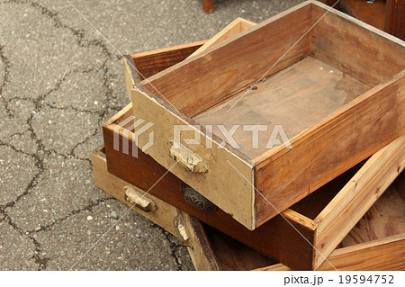 アンティークな木箱 レトロBOX アンティークな木箱 レトロBOX 19594752