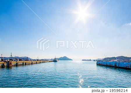 宇野港からの風景 19596214