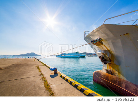 宇野港からの風景 宇野港からの風景 19596222