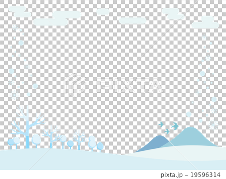 冬天風景的例證 冬天風景的例證 19596314
