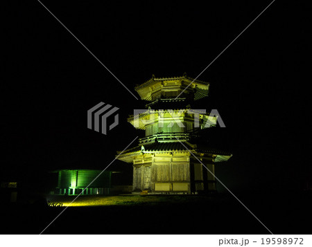 鞠智城ライトアップ 19598972