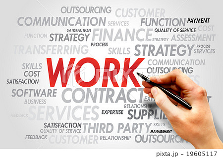 WORK word cloud WORK word cloud 19605117