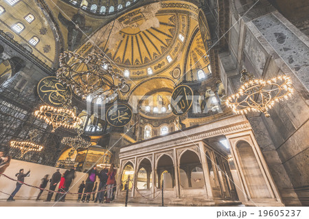 The Hagia Sophia in Istanbul, Turkey. 19605237