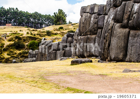 View of Sacsayhuaman wall, in Cuzco, Peru. View of Sacsayhuaman wall, in Cuzco, Peru. 19605371