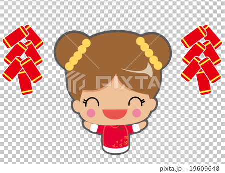 チャイナ服の女の子 19609648