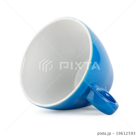 Green cup lying sideways 19612593