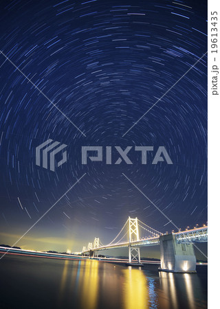 星景　瀬戸大橋 19613435