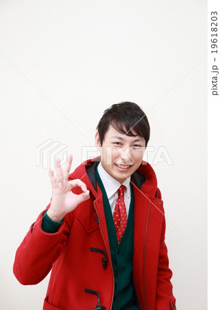 パーティークリスマス (男性 冬 カジュアル コート ダッフルコート パーティーピーポー パリピ) 19618203