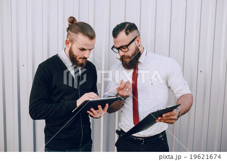 business man outside business man outside 19621674