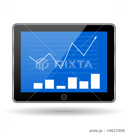 Business statistics graph.  19622906