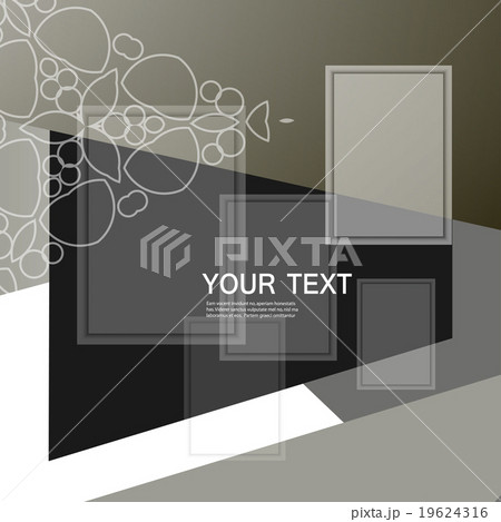 abstract triangle and square 19624316