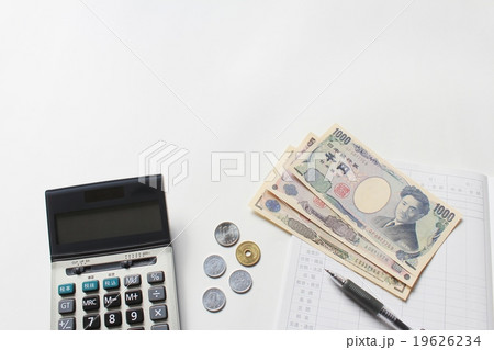 お金 消費税 貯金 家計簿 電卓 お金 消費税 貯金 家計簿 電卓 19626234