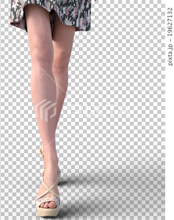 Ideal women's leg body Parts perming 3DCG illustration material Ideal women's leg body Parts perming 3DCG illustration material 19627132