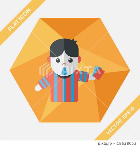 soccer referee flat icon with long shadow,eps10 soccer referee flat icon with long shadow,eps10 19628053
